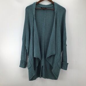 Romeo & Juliet Couture Teal Open Cardigan